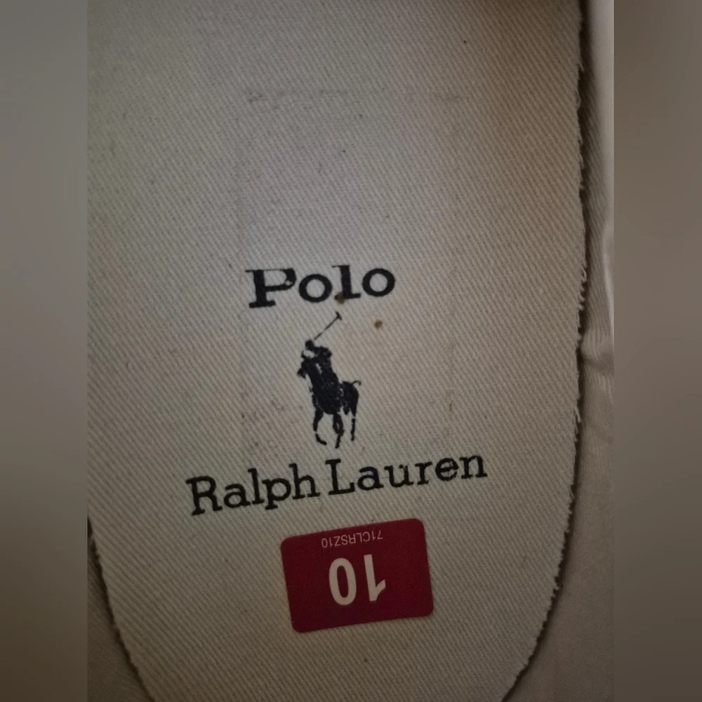 Polo by Ralph Lauren White Boat Shoes Classic Design